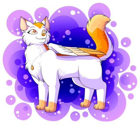 Character with a simple background